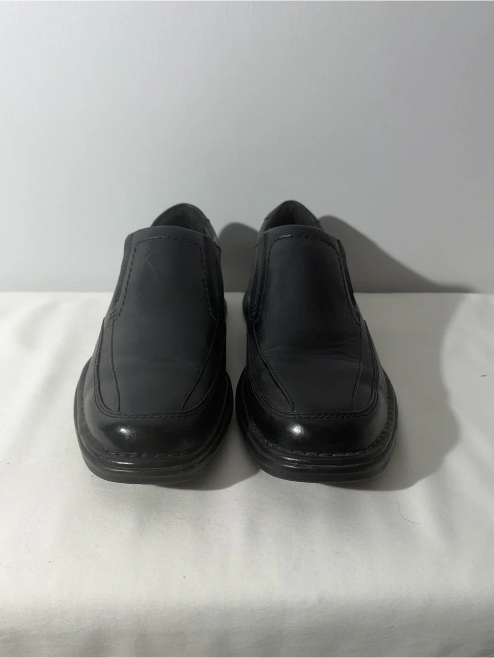 Clarks Collection Ortholite black leather Shoes   Size men's size 8M